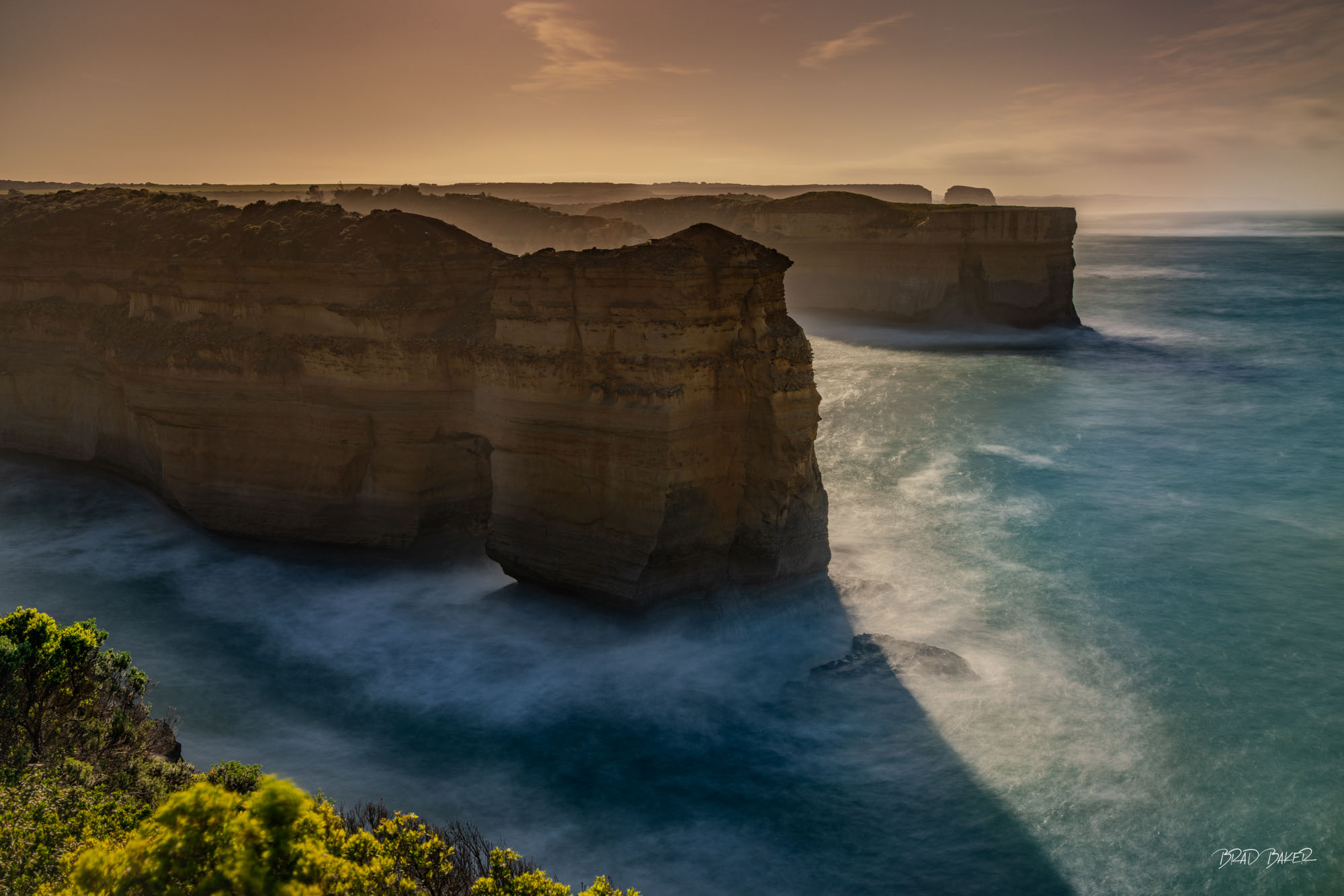 UNRELENTING Dramatic coastal cliffs and crashing ocean waves along Australia's Great Ocean Road